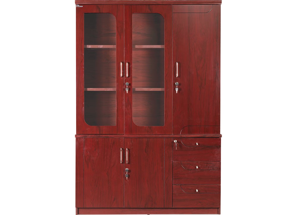 Tủ tài liệu gỗ sơn PU 3 khoang The One DC1340H1 - Ảnh 2