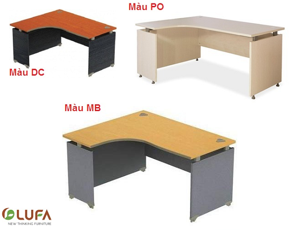 Bàn mặt gỗ Laminate lượn trái Fami CP1400HL/CP1600HL/CP1800HL - Ảnh 4