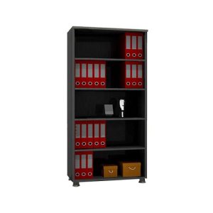 Tủ tài liệu gỗ MFC 5 ngăn không cánh Fami SM8050H