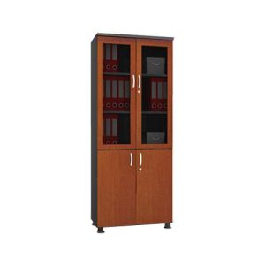 Alternative view of Tủ tài liệu gỗ văn phòng cánh kính Fami SM8350H