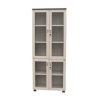 Tủ tài liệu gỗ văn phòng cánh kính Fami SM8750H