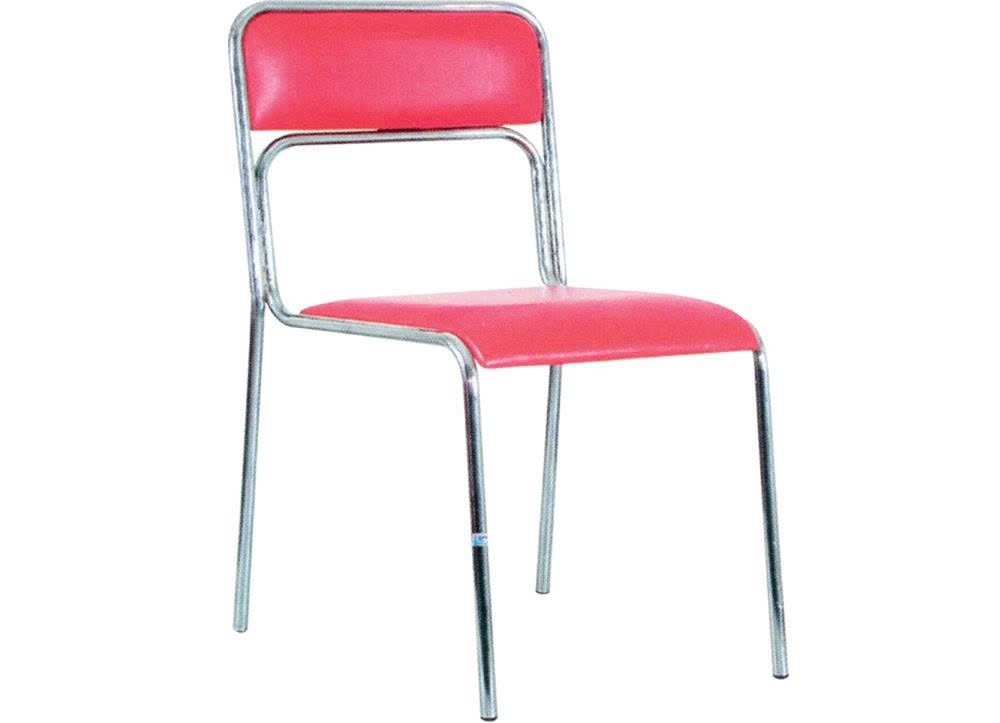 Ghế tựa đào tạo training hội trường chân sơn/mạ đệm vải/PVC The One G892