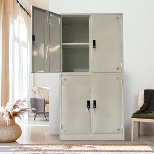 Alternative view of Tủ sắt văn phòng TU09K4SL cao 183cm 4 khoang hàn liền