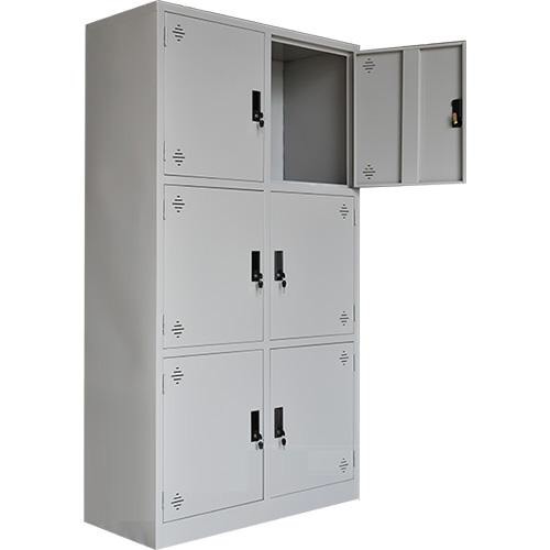 Tủ sắt văn phòng TU09K6SL cao 183cm 6 khoang hàn liền