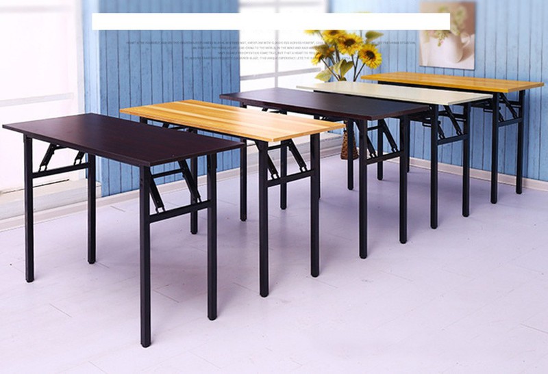 Bàn làm việc học tập gấp gọn chân sắt mặt gỗ BG1260 - Ảnh 5