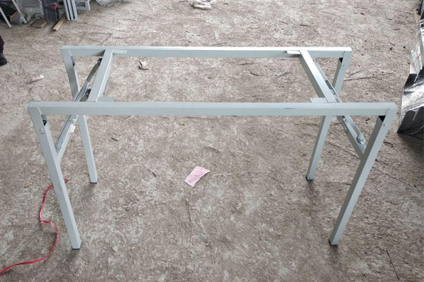 Bàn làm việc học tập gấp gọn chân sắt mặt gỗ BG1260