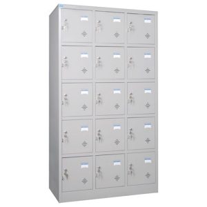 Tủ sắt locker TU985-3K The One 15 khoang cánh mở