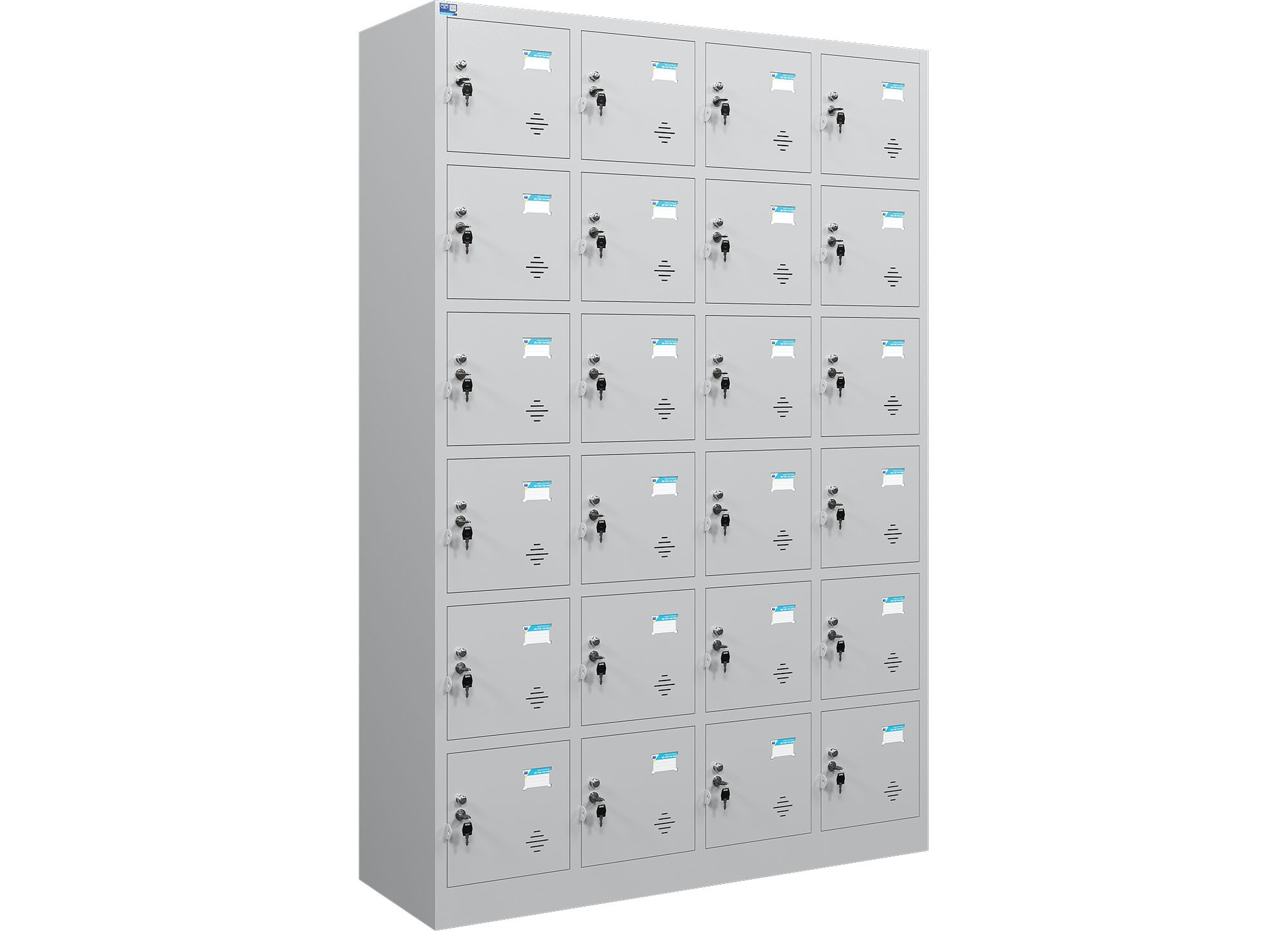 Tủ sắt locker TU986-4K The One 24 khoang cánh mở - Ảnh 2