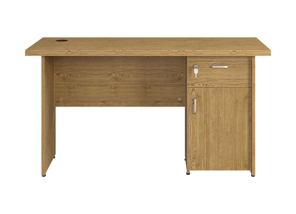 Bàn làm việc gỗ hộc liền giá rẻ The One AT120SHL3CR/AT120HL3CR/AT140HL3CR - Ảnh 2