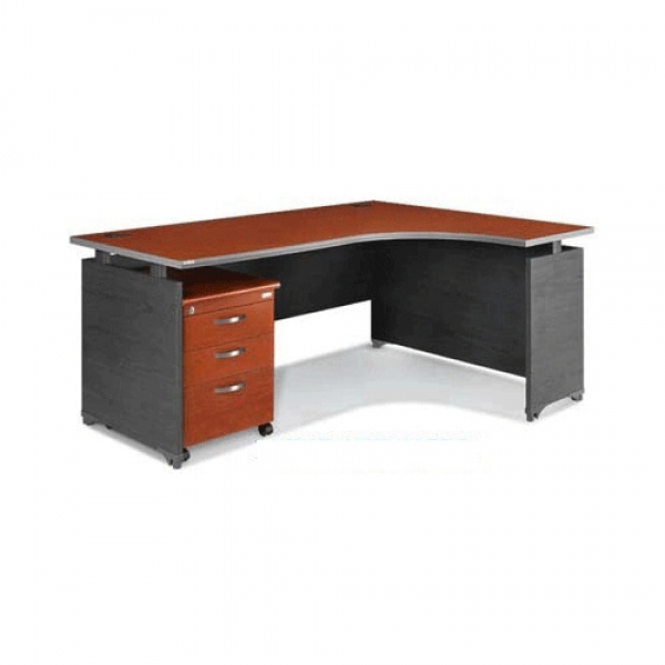 Bàn mặt gỗ Laminate lượn phải Fami CP1400HR/CP1600HR/CP1800HR