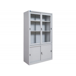Tủ sắt văn phòng cánh kính lùa The One TU09K3BCK